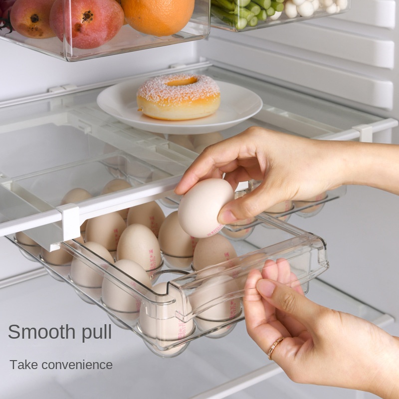 Refrigerator egg storage box,  - Food Storage Drawers ulasan dan harga