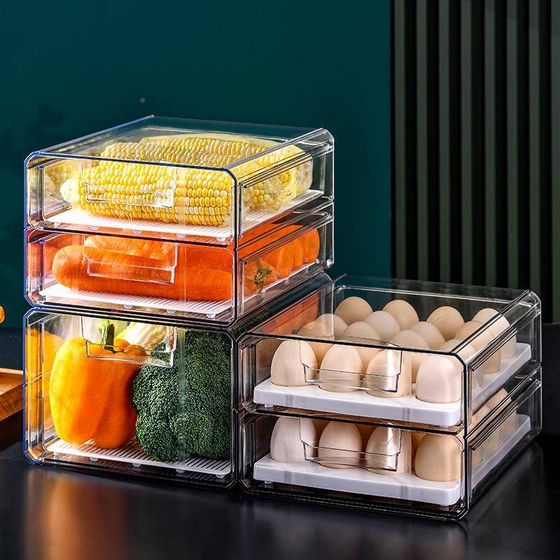 Kitchen Refrigerator Food Stor - Food Storage Drawers ulasan dan harga