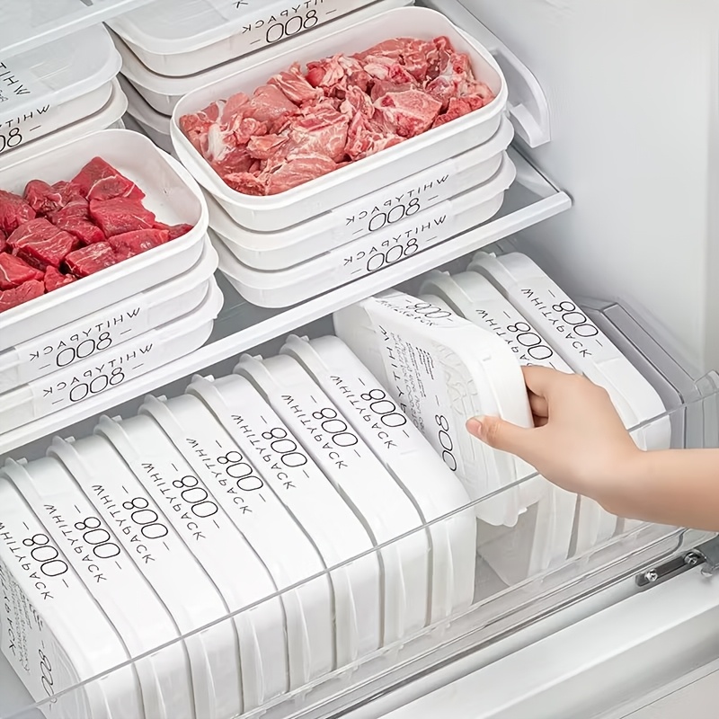 10Pcs Reusable Stackable Food  - Food Storage Plastic Containers With Lids ulasan dan harga
