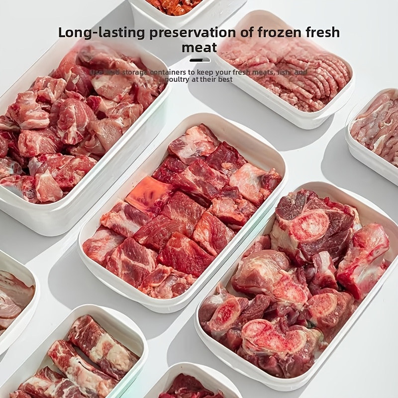 10Pcs Reusable Stackable Food  - Food Storage Plastic Containers With Lids ulasan dan harga