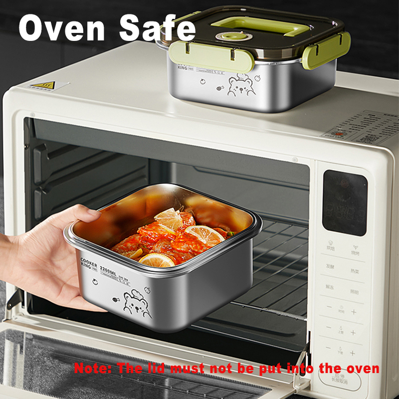 COOKER KING 420ml-6200ml Large - Stainless Lunch Box ulasan dan harga