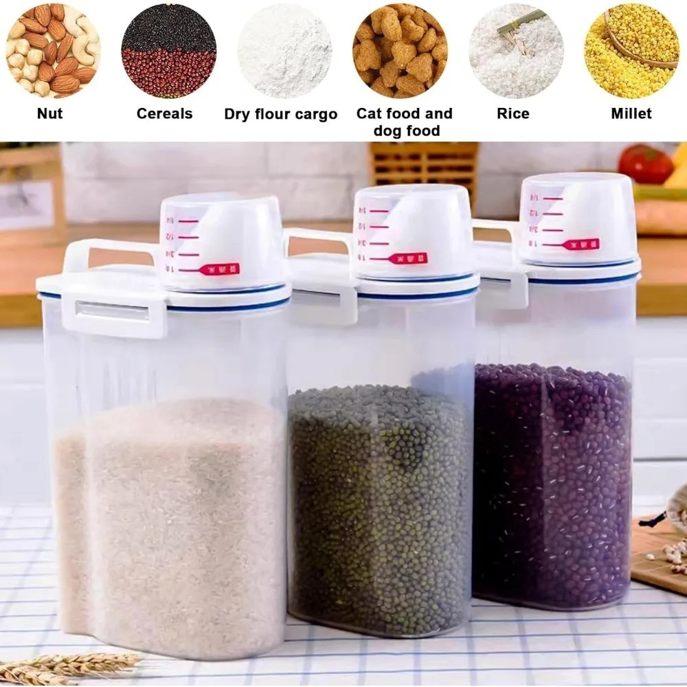 Rice Dry Food Storage Containe - Food Storage Time ulasan dan harga