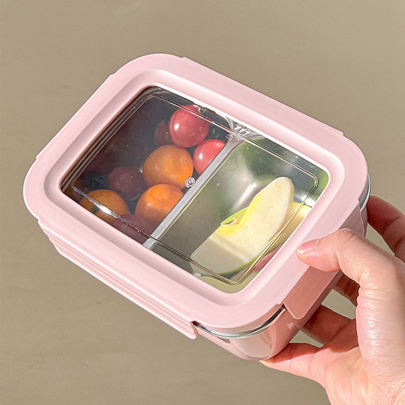 304 Stainless Steel Divided Be - Stainless Lunch Box ulasan dan harga