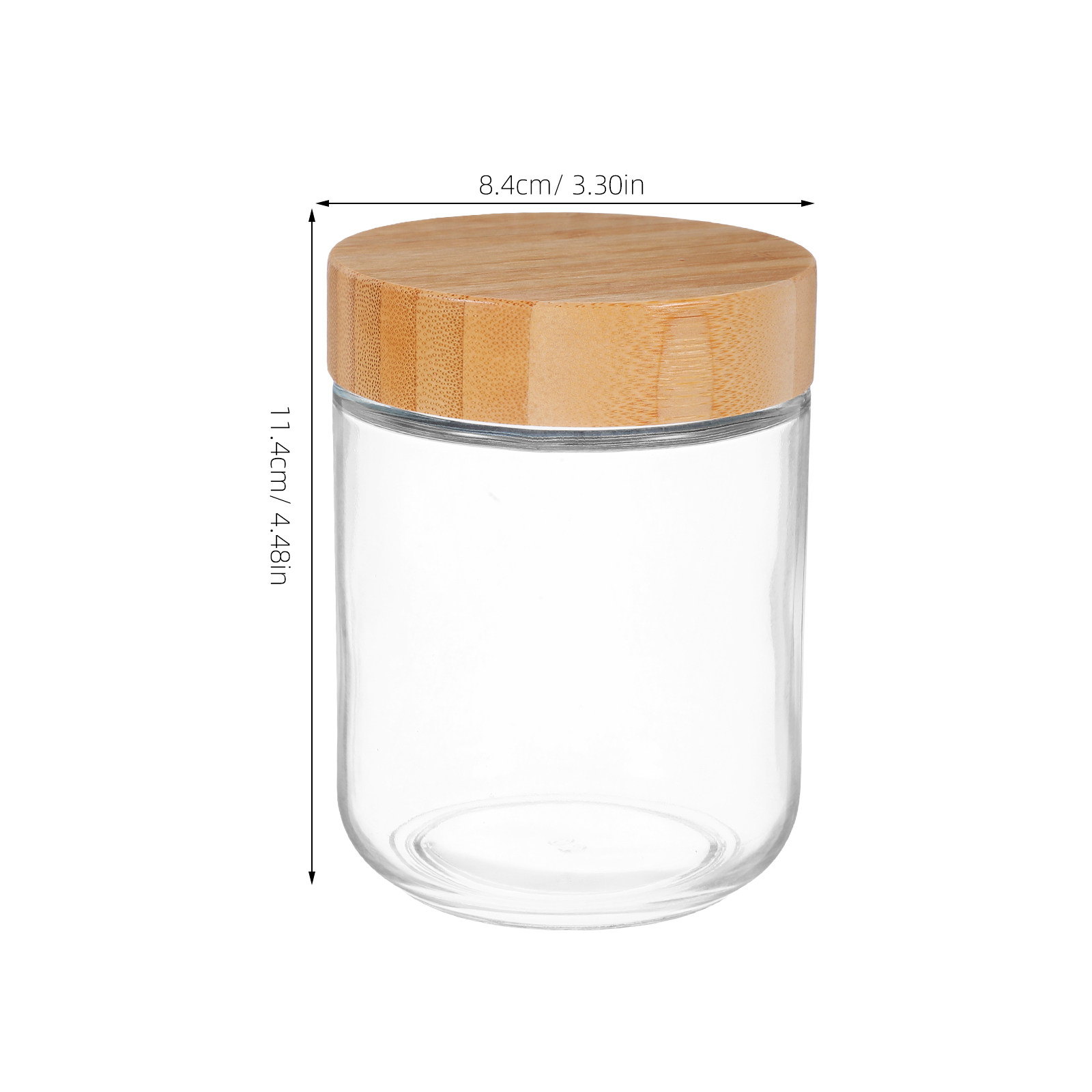 4Pcs Glass Kitchen Storage Jar - Food Storage For Pantry ulasan dan harga