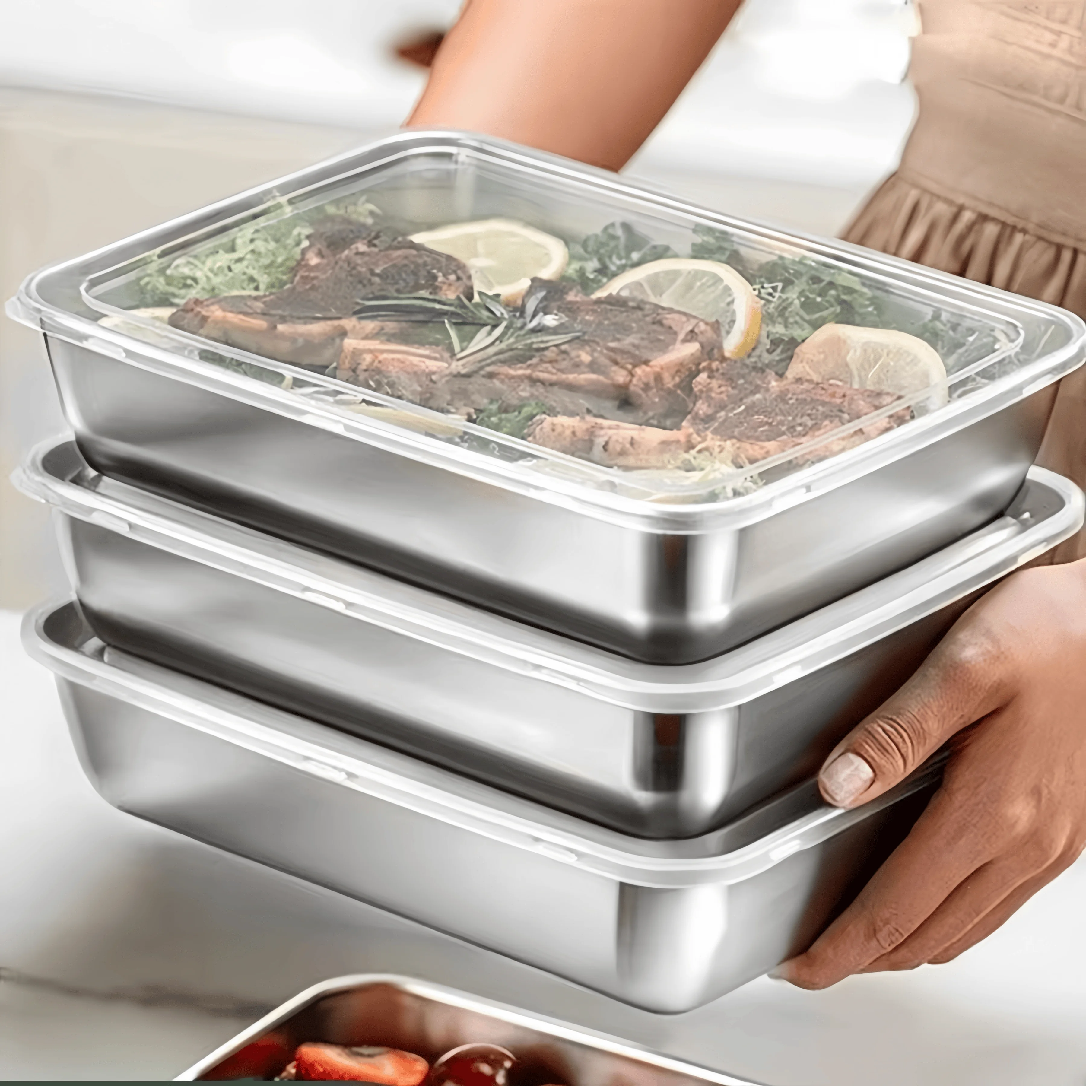 Stainless Steel Sealed Lunch B - Stainless Lunch Box ulasan dan harga